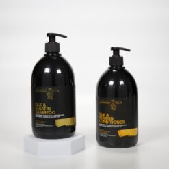 Jasmine Dr. Σαμπουάν Silk & Keratin μεγάλο (1000ml) + Conditioner Silk & Keratin μεγάλο (1000ml)