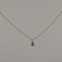 κολιέ Ασήμι 925 aqua