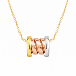 Κολιέ Τύπου Bul Τρίχρωμο