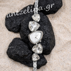 Ρολόι Βραχιόλι Διάφανα Διαμαντάκια