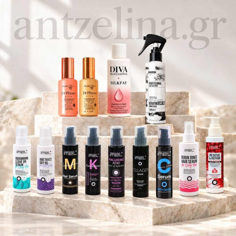 Leave on hair serum ενισχύει την καθημερινή φροντίδα της τρίχας
